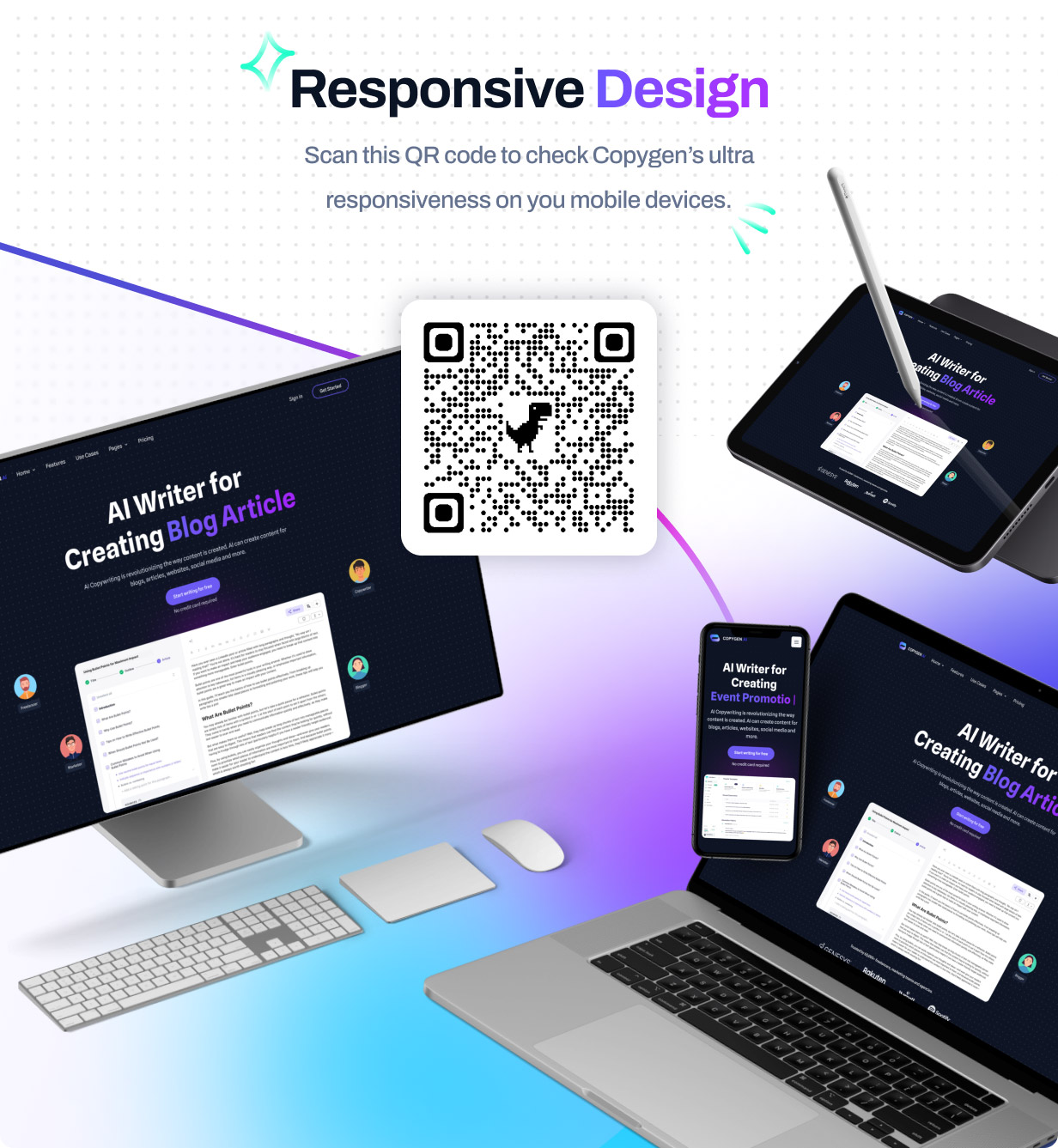 CopyGen - Fully Responsive