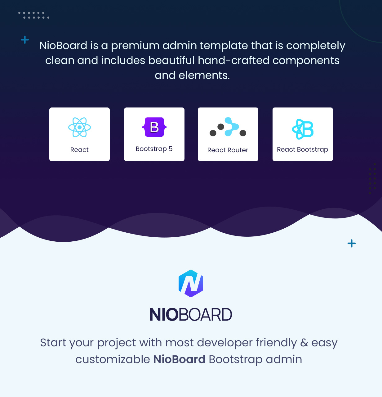 NioBoard - React Dashboard Template
