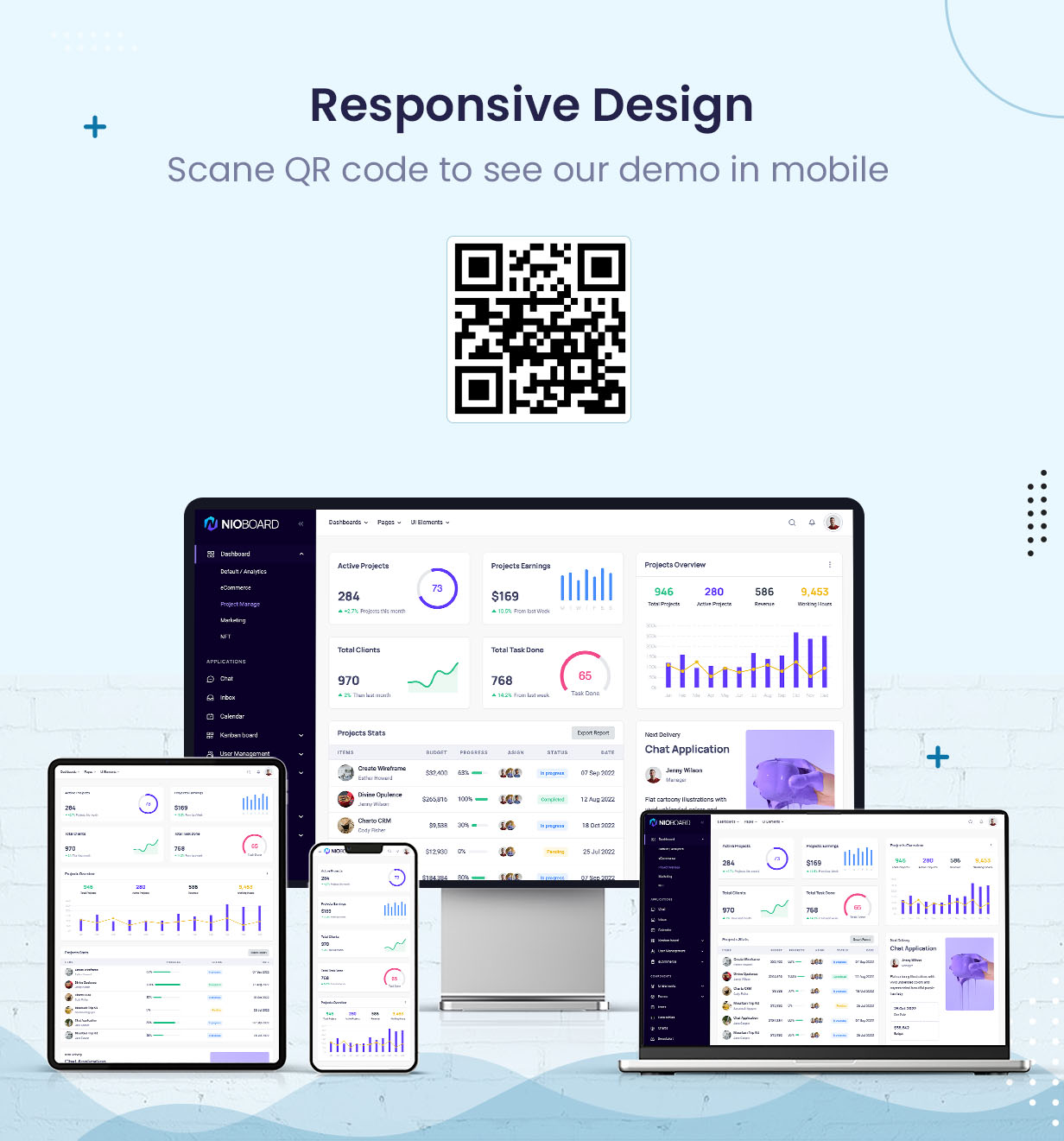 NioBoard - Responsive Template