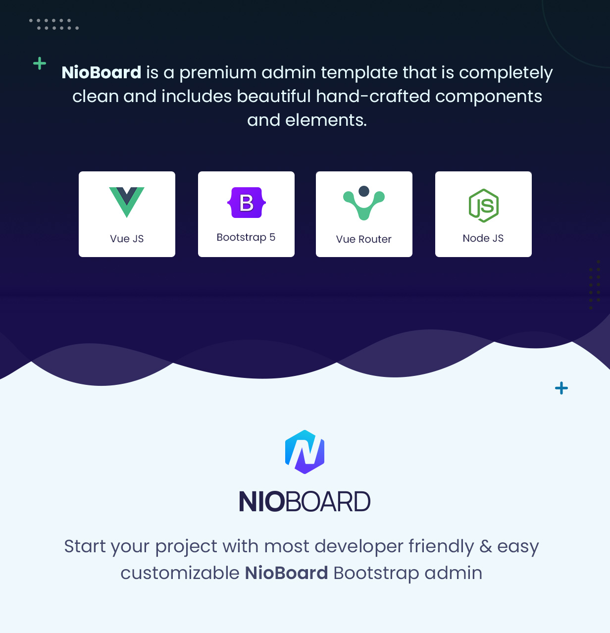 NioBoard - Vue Dashboard Template
